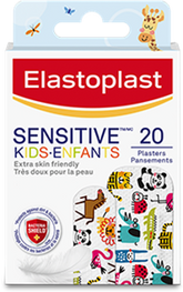 Elastoplast Sensitive Kids Enfants Animals 20 Plasters